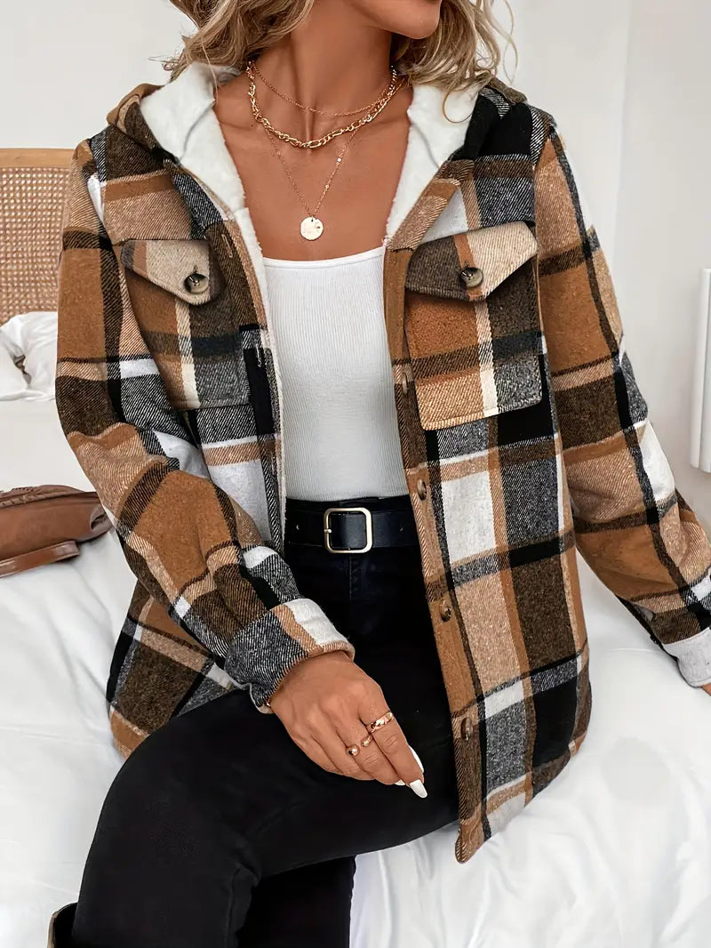 Alice - Plaid Autumn Jacket