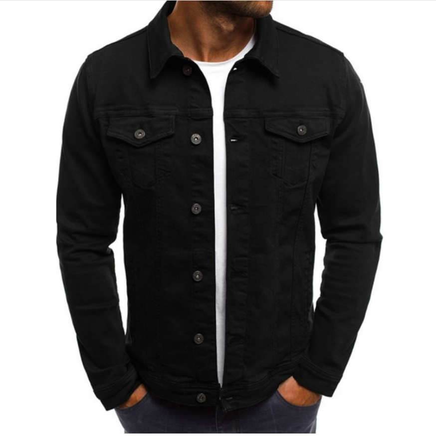 Gerald - Coloured denim jacket for men