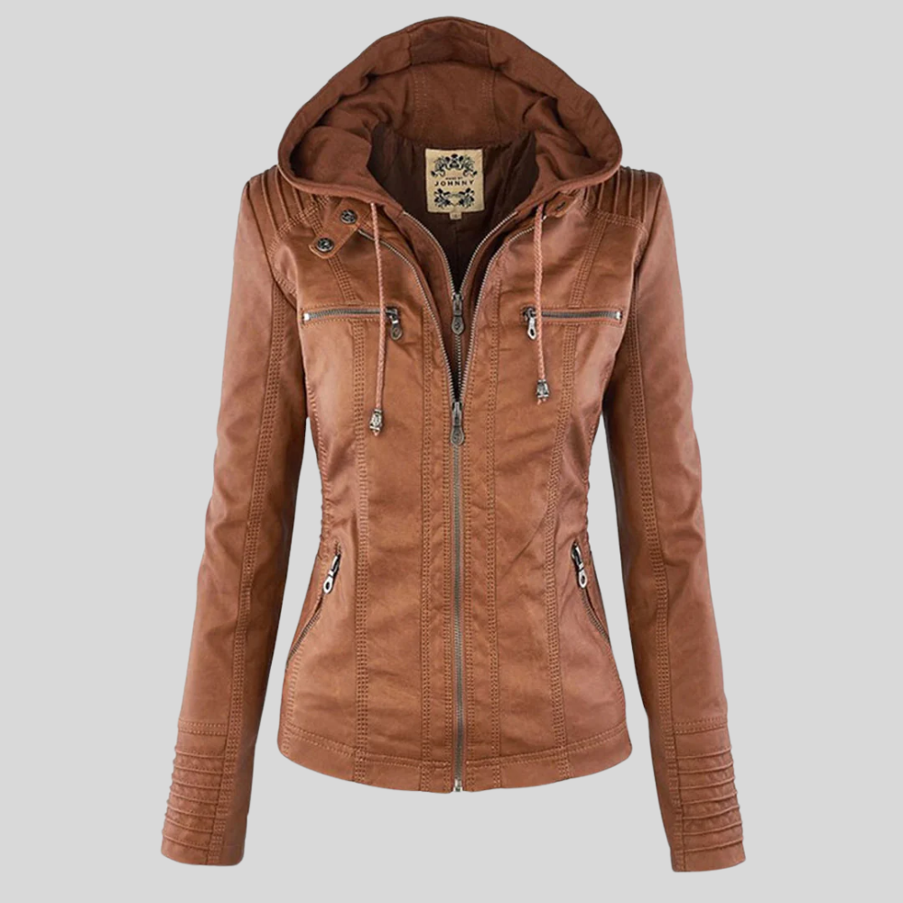 Marlee - Vegan Leather Jacket for Women