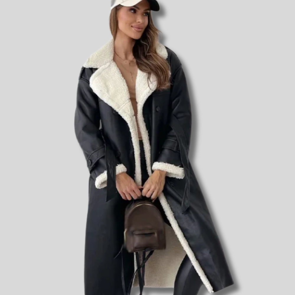 Narlee - Trendy Long Winter Coat for Women