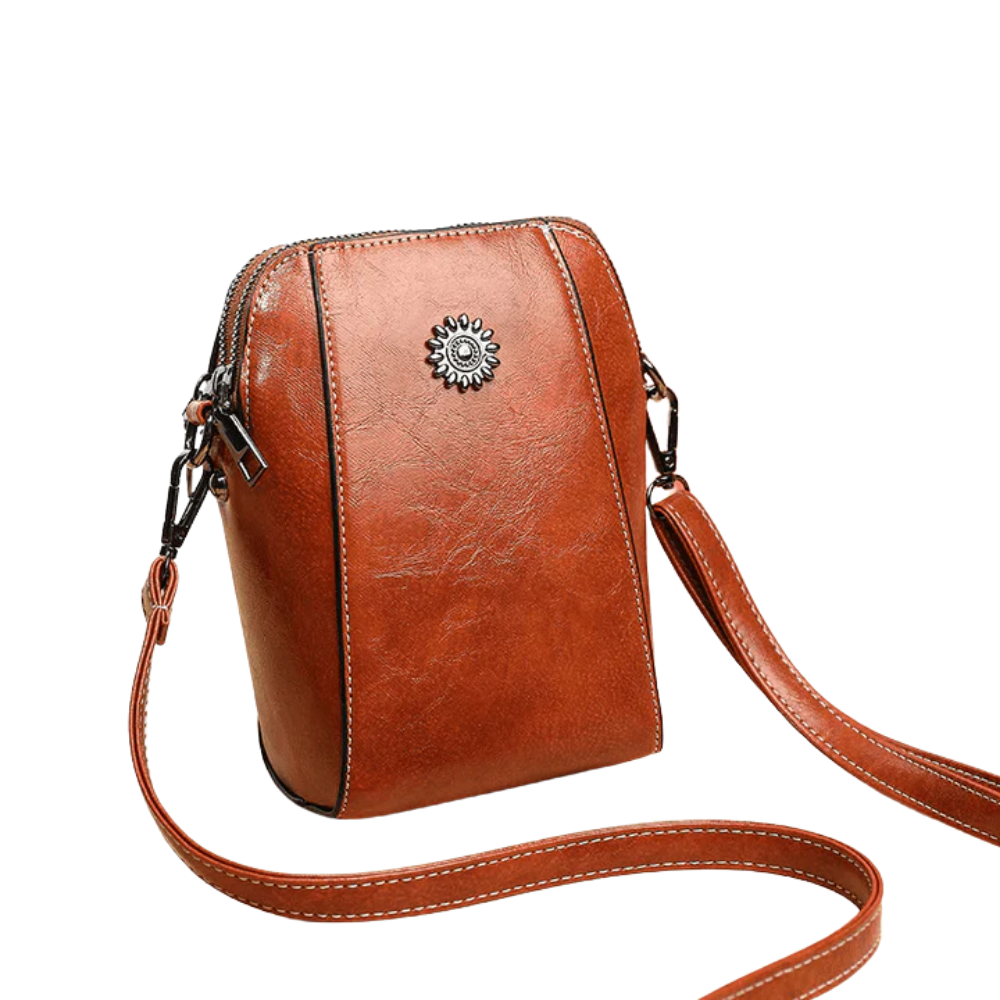 Chic Small Leather Shoulderbag