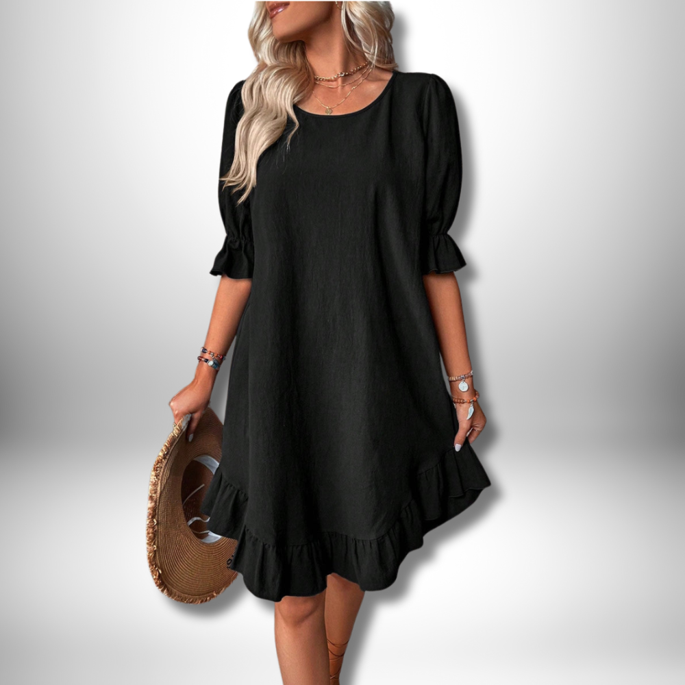 Freya - Elegant Dress With Ruffles