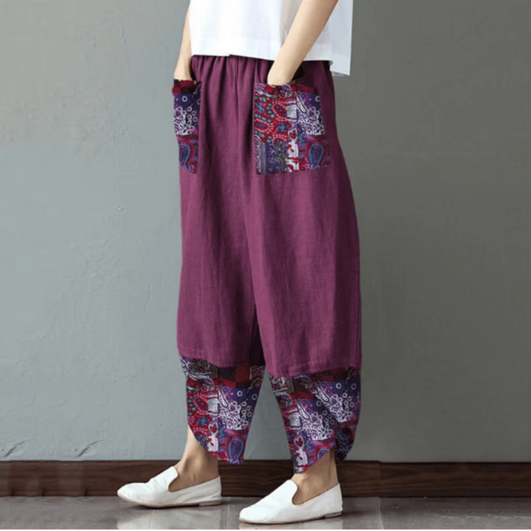 Bohemian | Cotton-Linen Pants