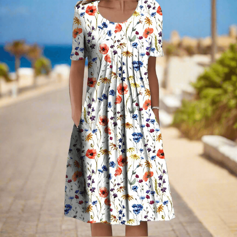 Rosa | Elegant Cotton Dress