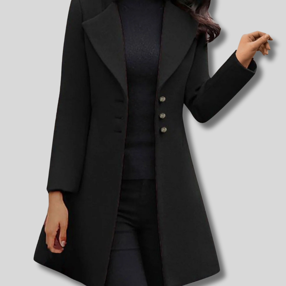 Els - Elegant Long Trench Coat for Women