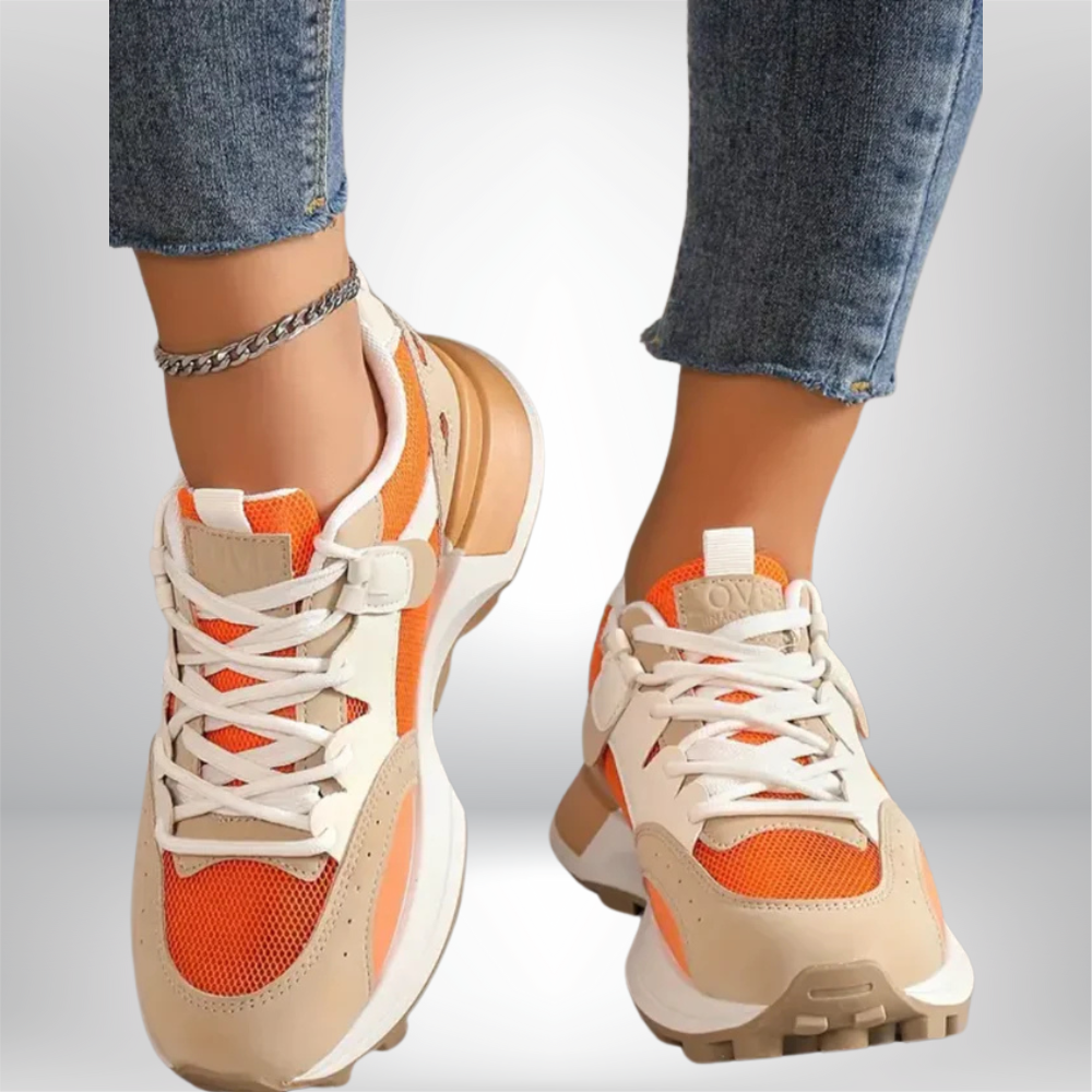 Kaitlyn - Orange Sneakers