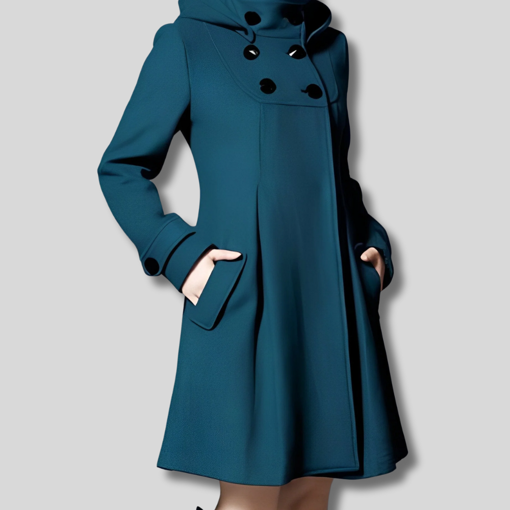 Jeniffer- Elegant Long Trench Coat for Women