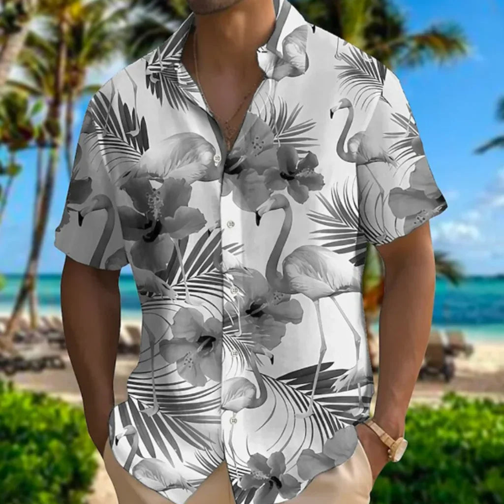 Lennart - Short-Sleeved Hawaiian Shirt