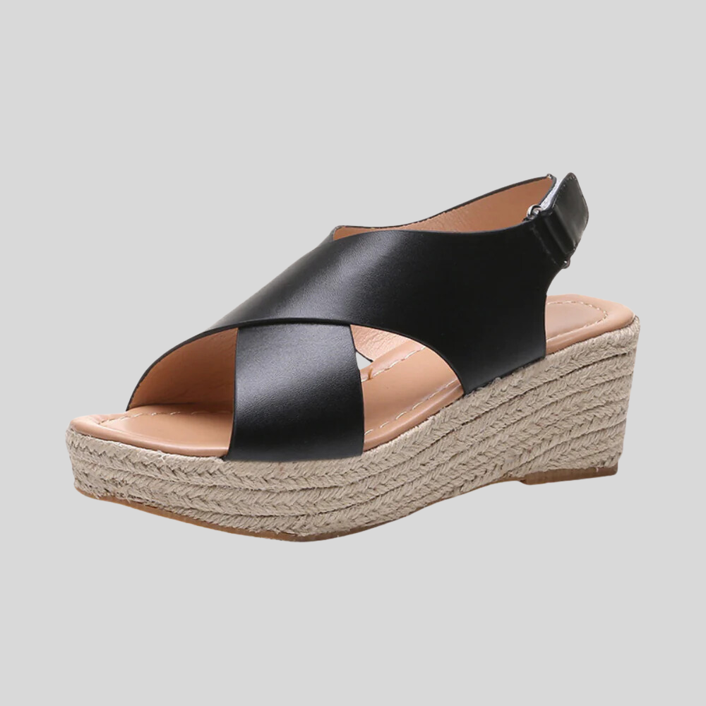 Jezlin - Comfortable wedge heel sandals for women