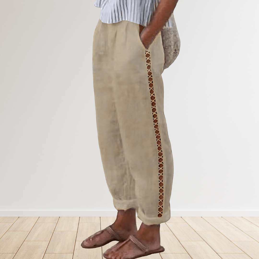 Joanne | Cotton-Linen Pants