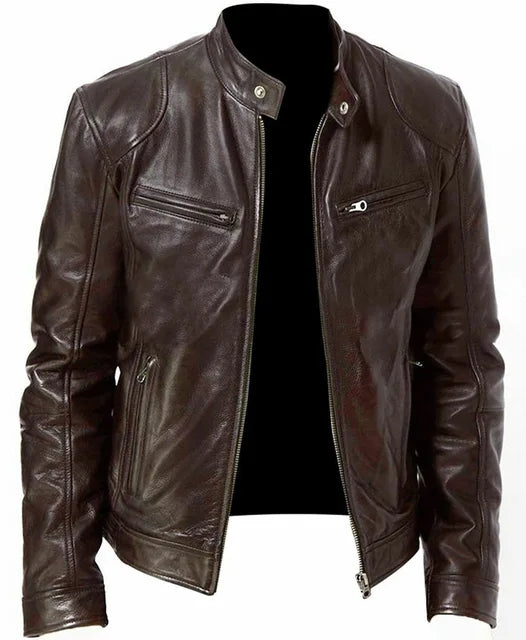 Glenn - Fashion Men's Leather Jacket