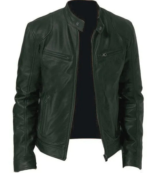 Glenn - Fashion Men's Leather Jacket