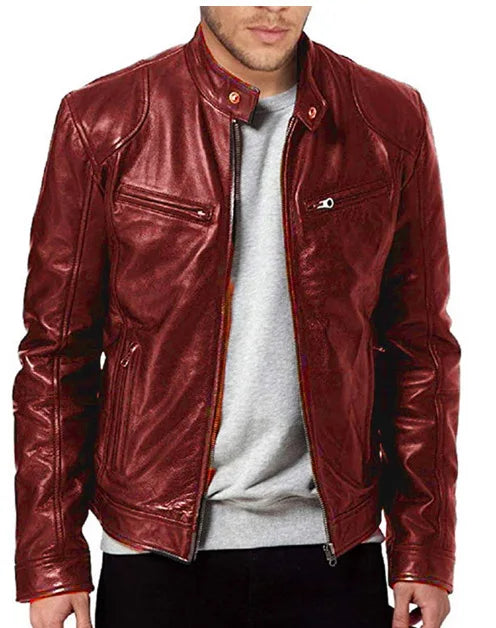 Glenn - Fashion Men's Leather Jacket