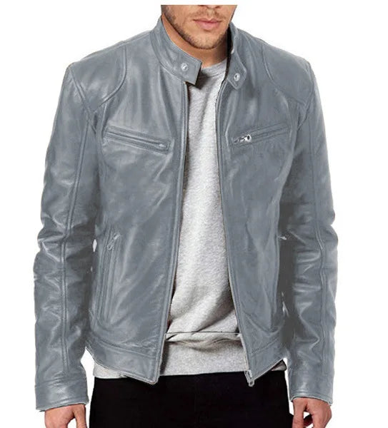 Glenn - Fashion Men's Leather Jacket