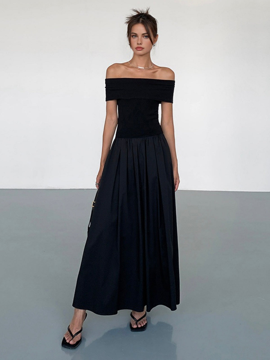 Luna | Off-Shoulder Maxi Dress With Timeless Elegance | Women's Dress