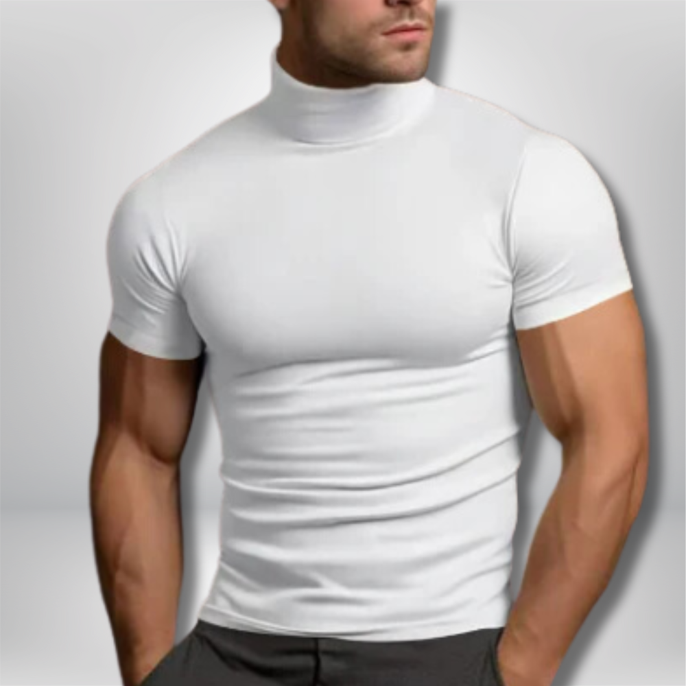 Tyler - Muscle Fit Turtleneck T-shirt