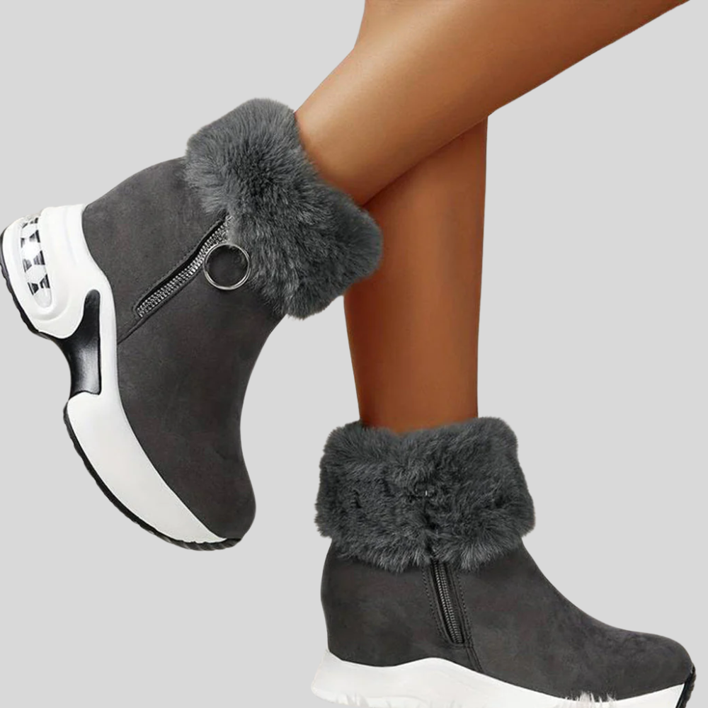 Caroline - Warm Women's Boots with Fur