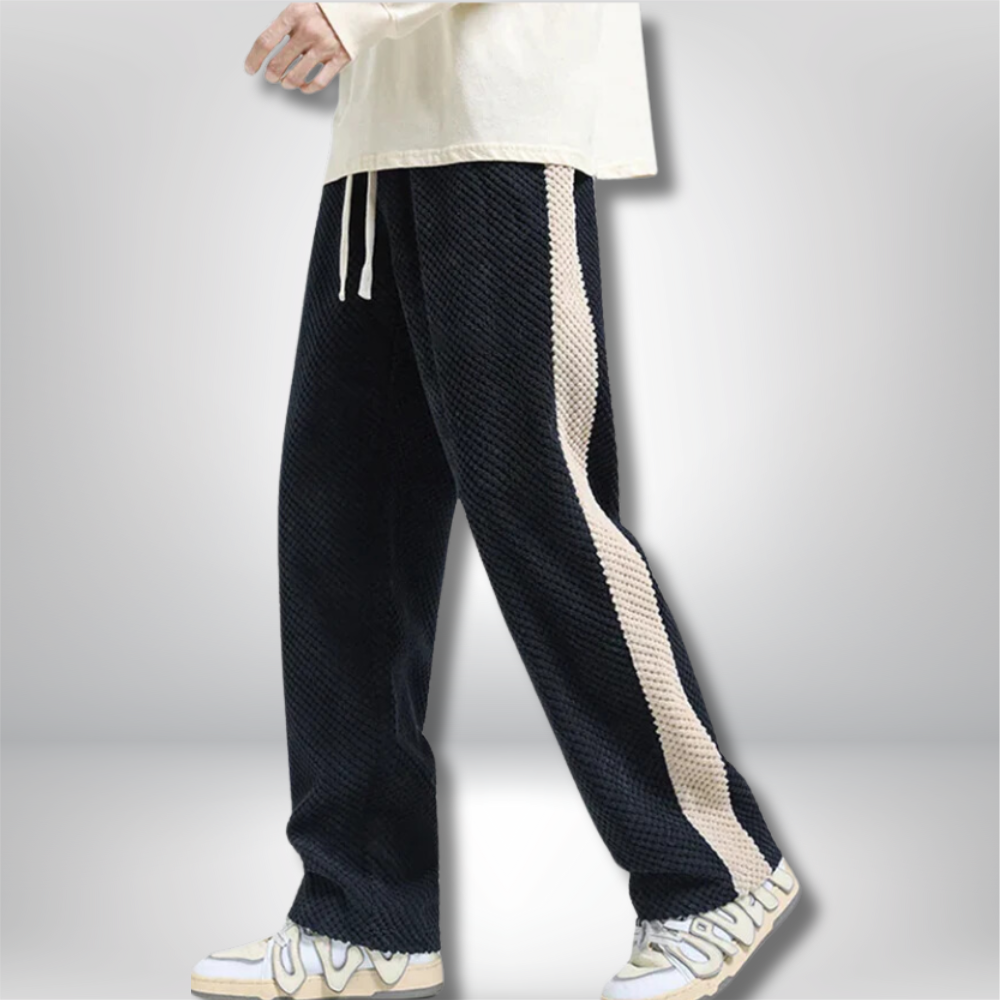 Keith - Corduroy Waffle Jogging Trousers For Men