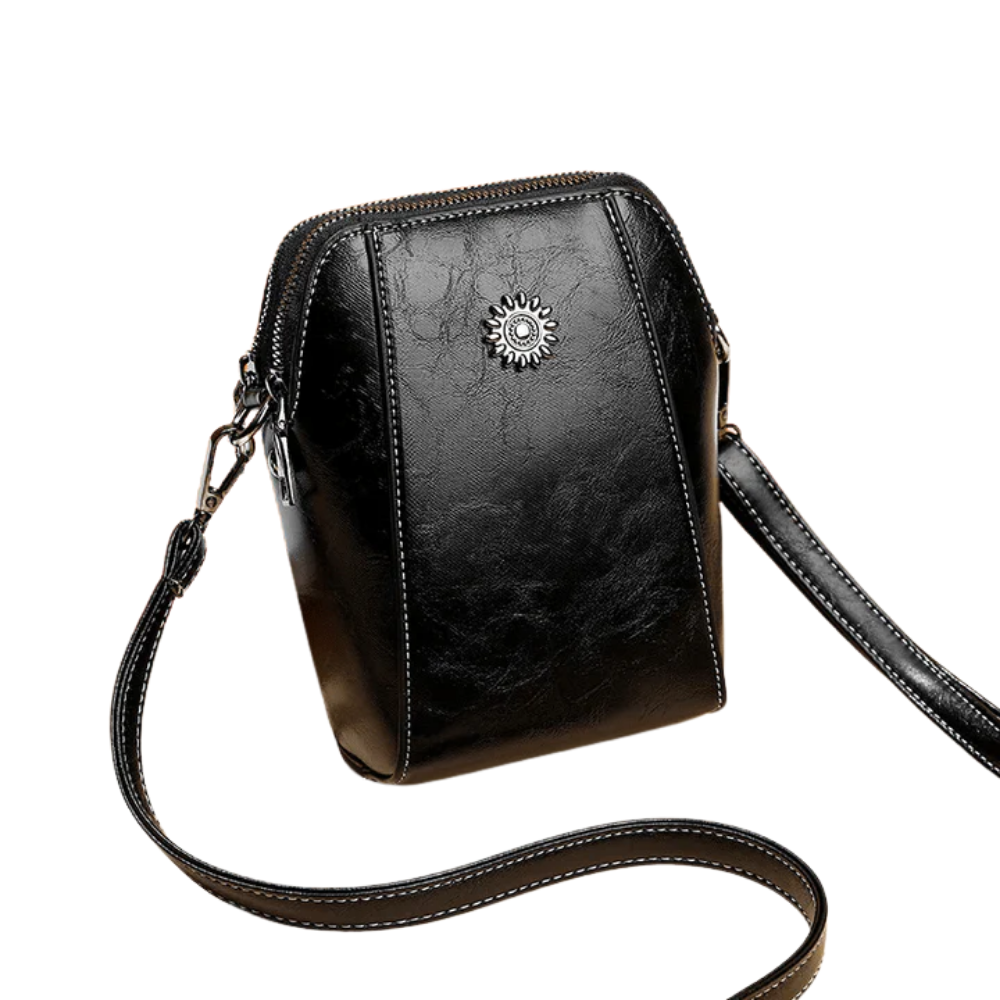 Chic Small Leather Shoulderbag