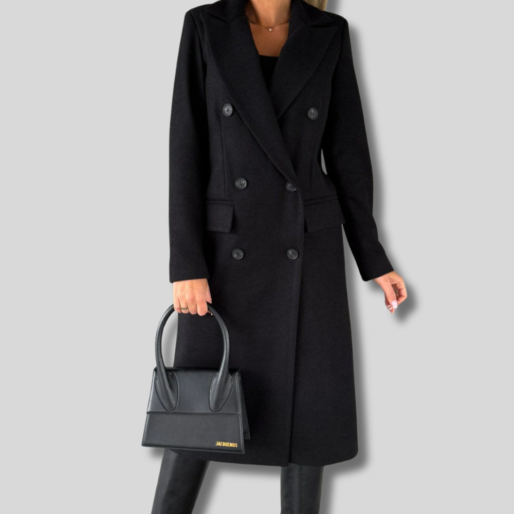 Walcey - Elegant Long Trench Coat for Women