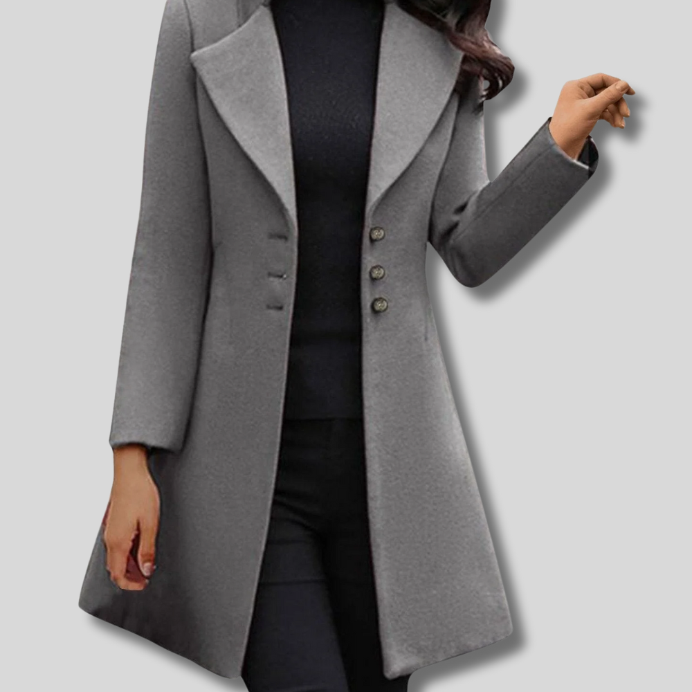 Els - Elegant Long Trench Coat for Women