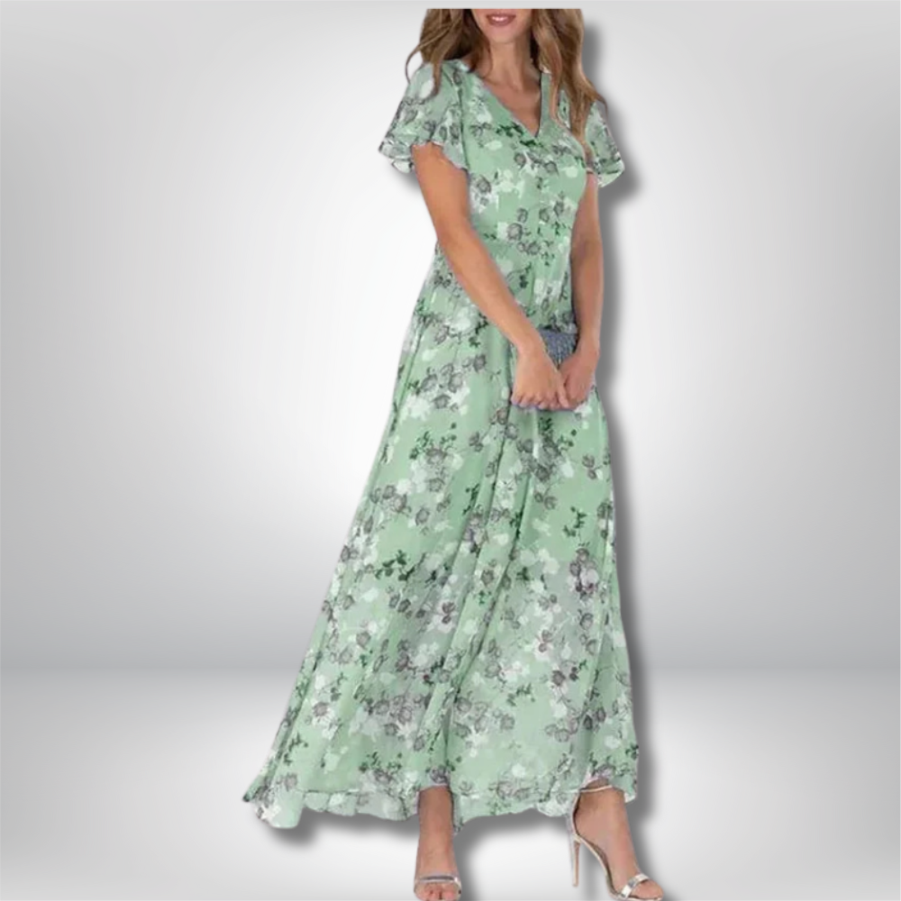 Poppy - Elegant Colourful Long Dress