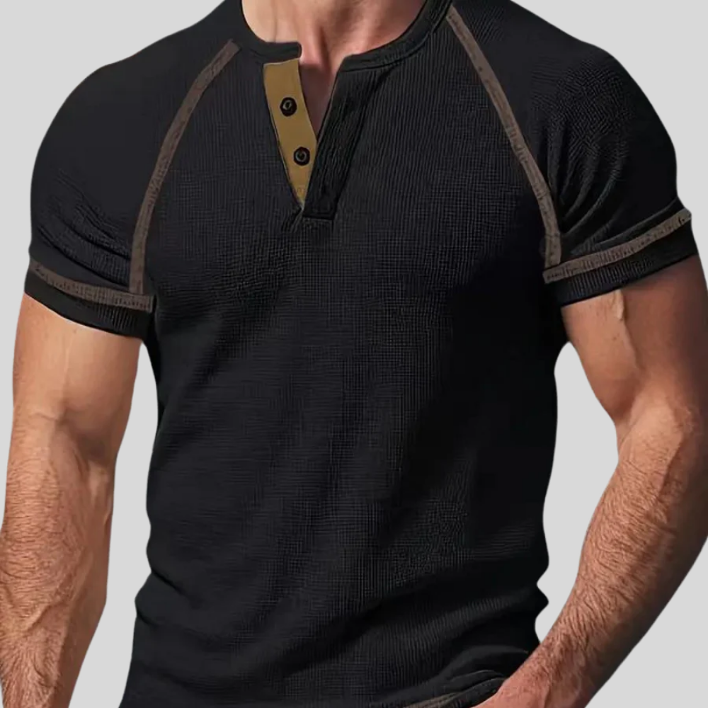 Elroy - Breathable men's short-sleeved t-shirt