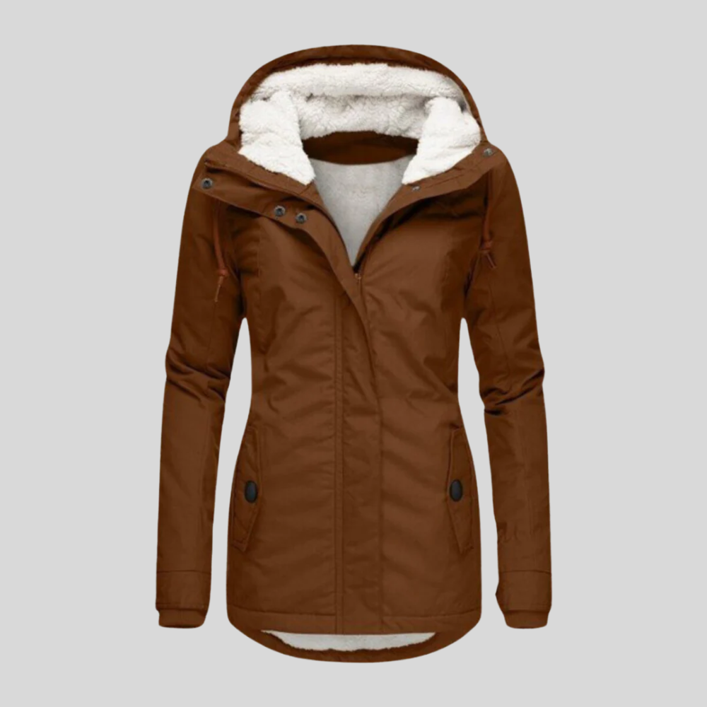 Olive - Elegant Padded Jacket for Women