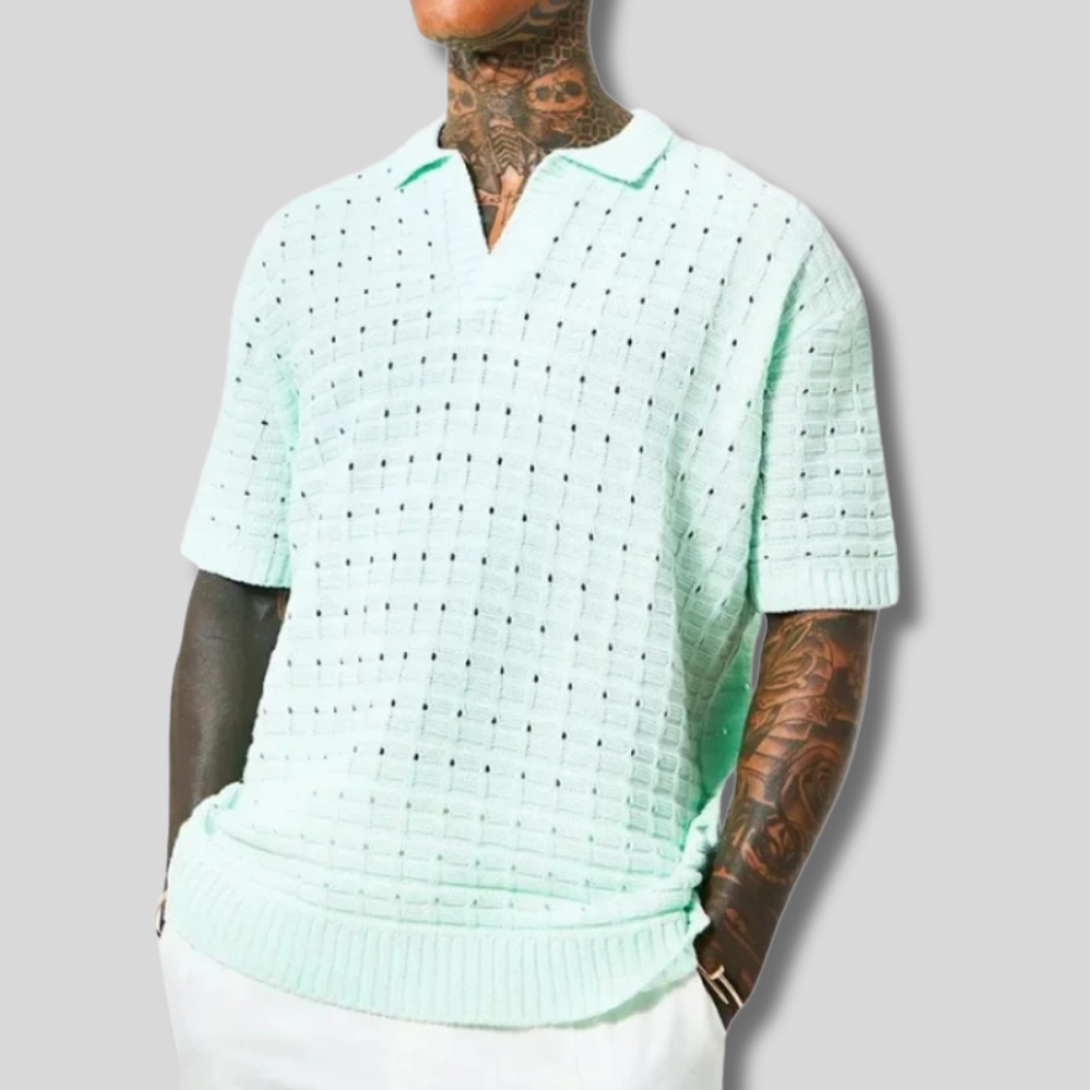 Eden - Breathable men's summer polo shirt