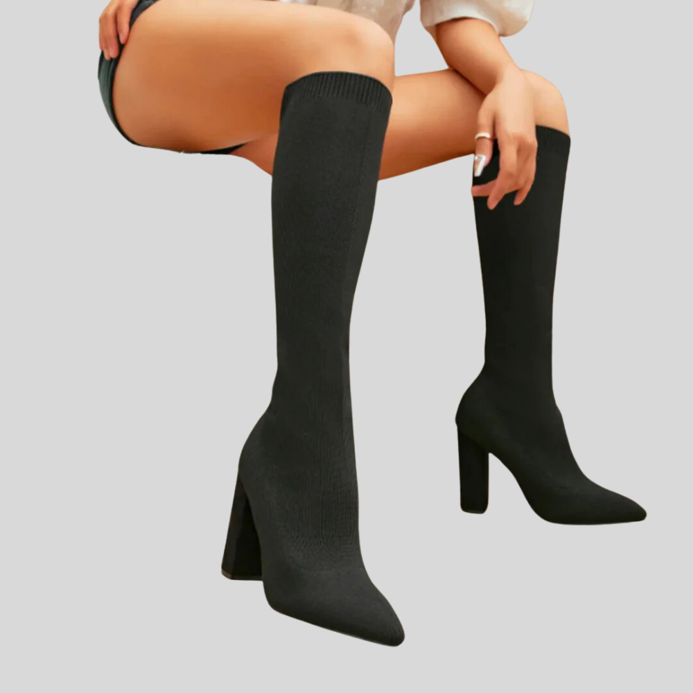 CIARA - Knee-high sock boots