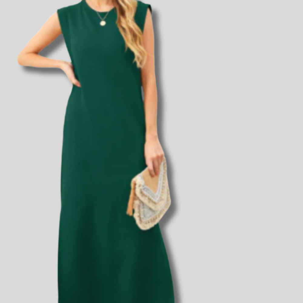 Splitstun - Loose Maxi Dress with Split - Stylish & Comfortable Women's Summer Dress