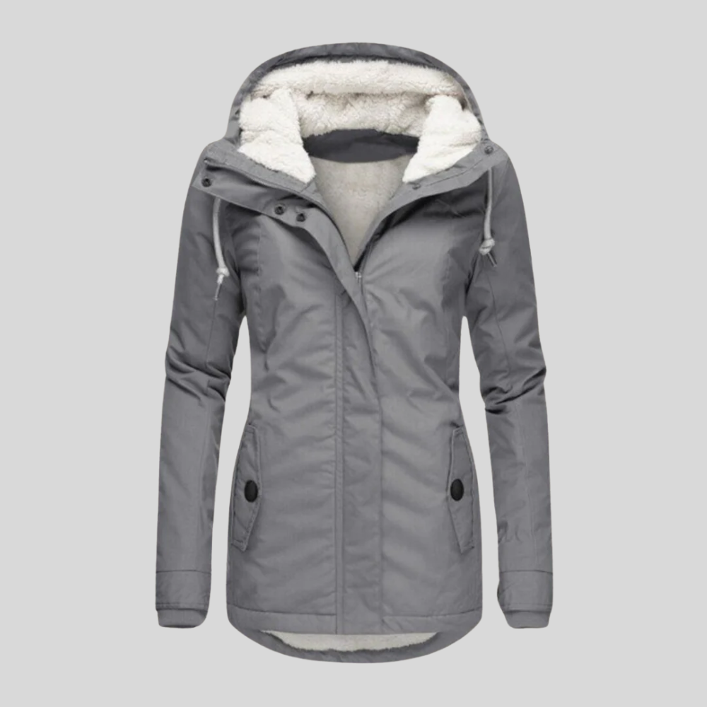 Olive - Elegant Padded Jacket for Women