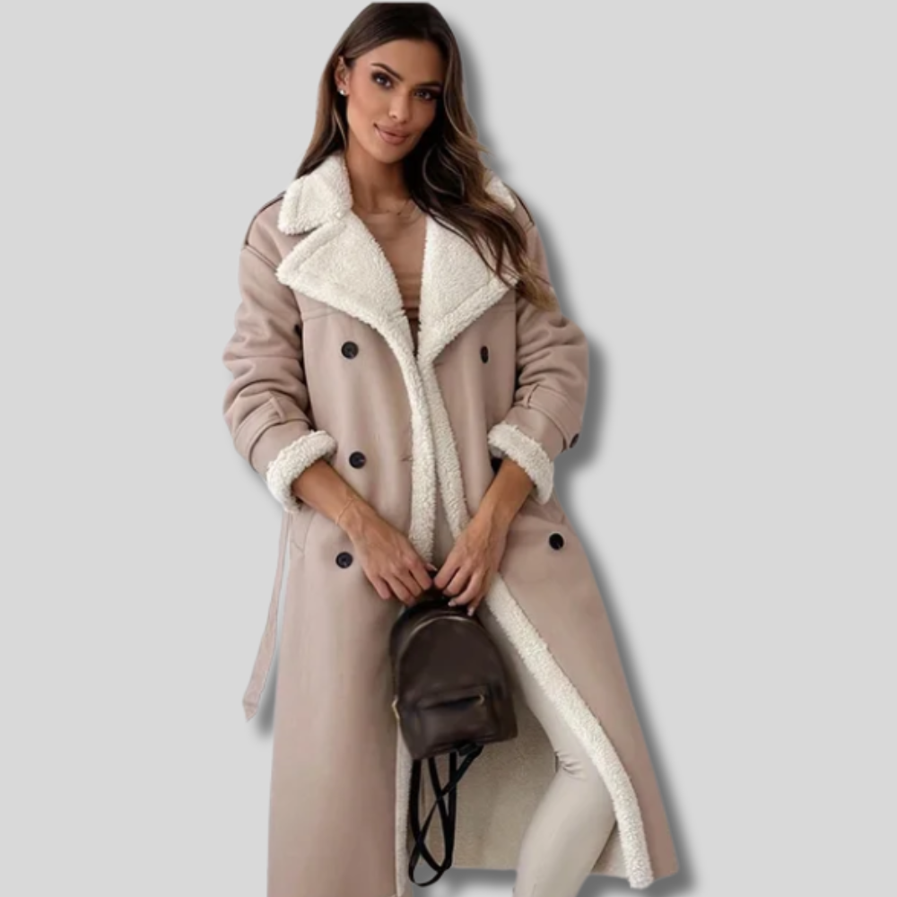 Narlee - Trendy Long Winter Coat for Women