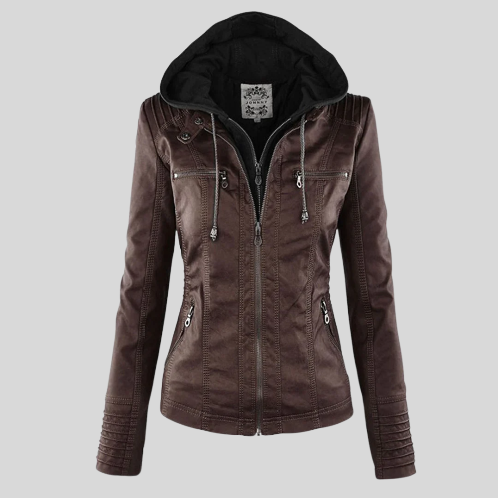 Marlee - Vegan Leather Jacket for Women