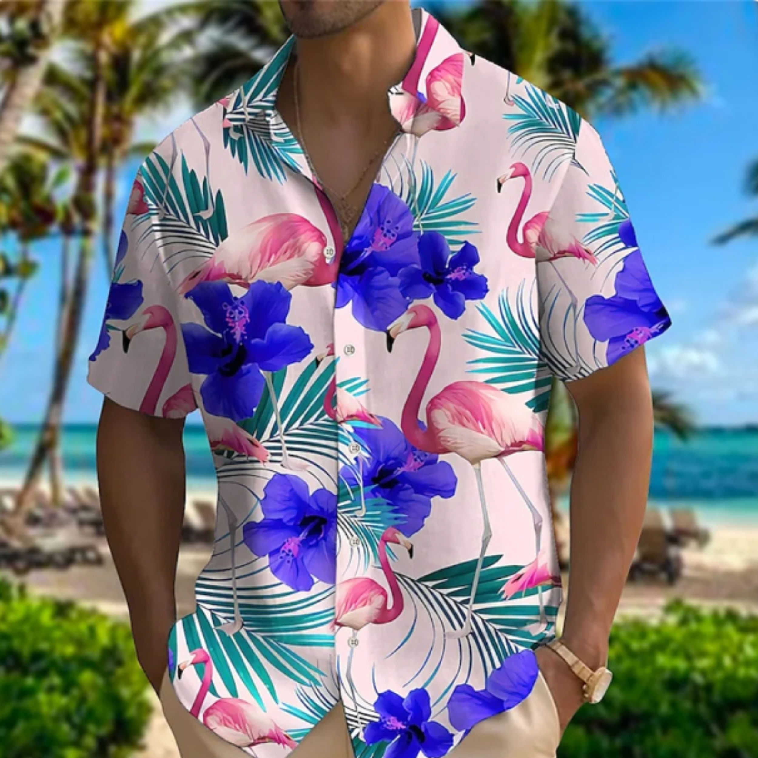 Lennart - Short-Sleeved Hawaiian Shirt