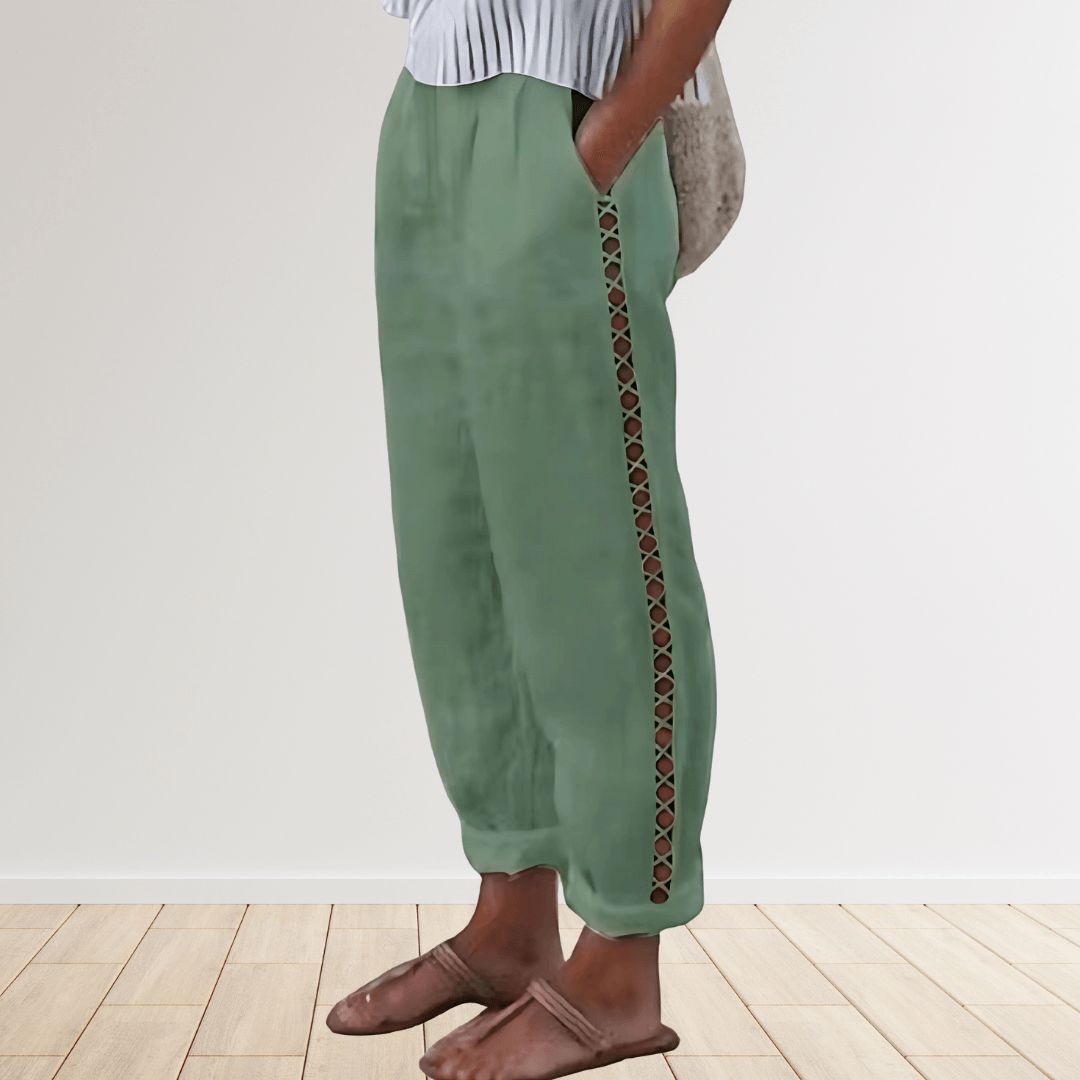 Joanne | Cotton-Linen Pants