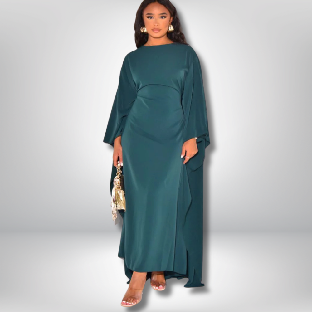 Lieke - Elegant Batwing Sleeve Dress