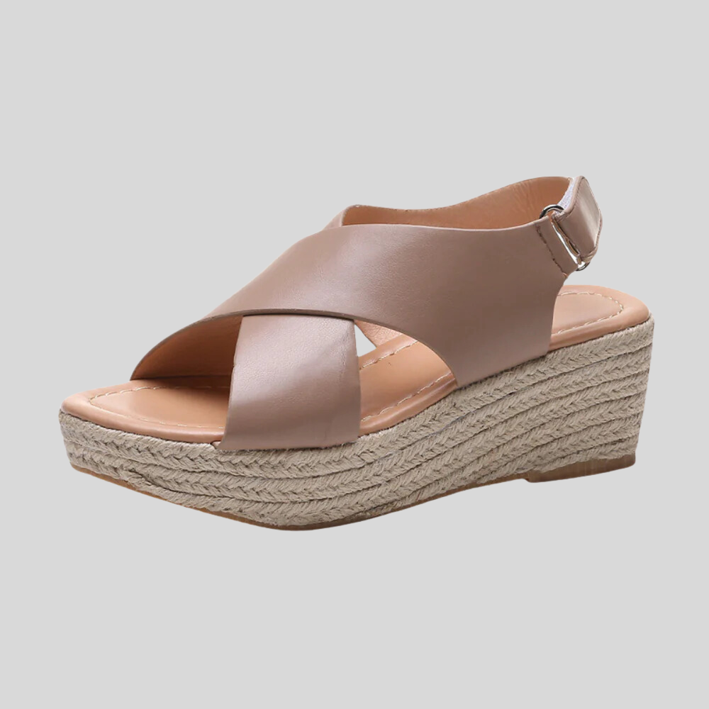 Jezlin - Comfortable wedge heel sandals for women