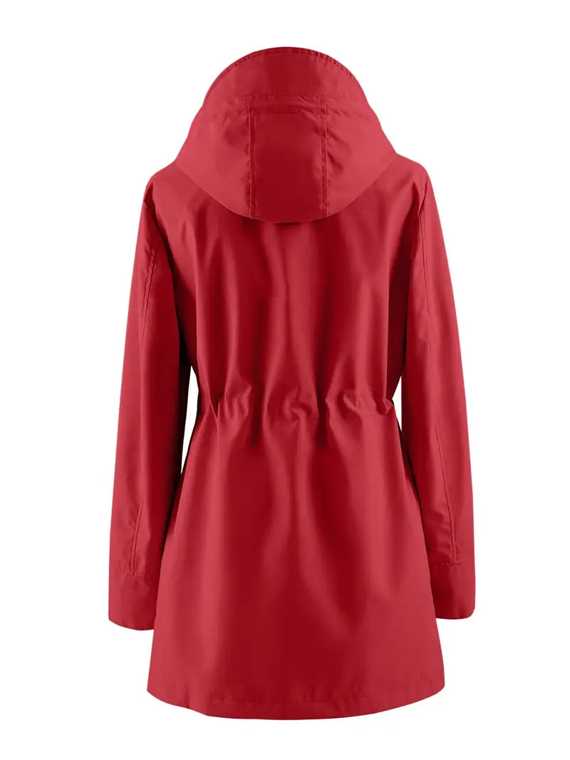 Kiah - Women's Elegant Long Sleeve Rain Coat