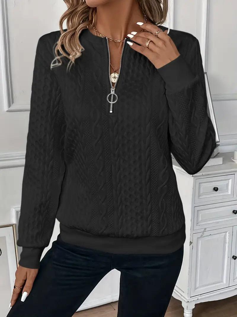 Viola | Chic Zip-Up Sweater