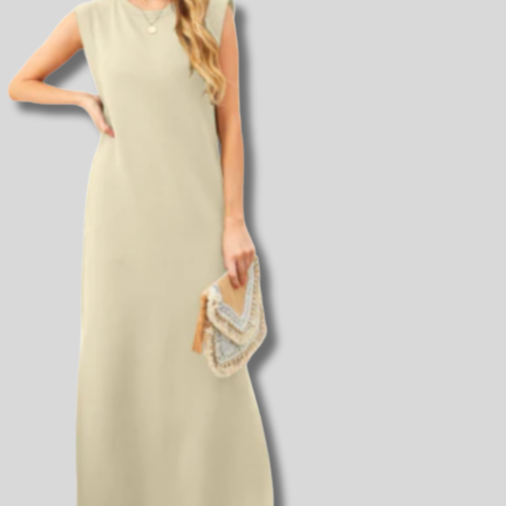 Splitstun - Loose Maxi Dress with Split - Stylish & Comfortable Women's Summer Dress