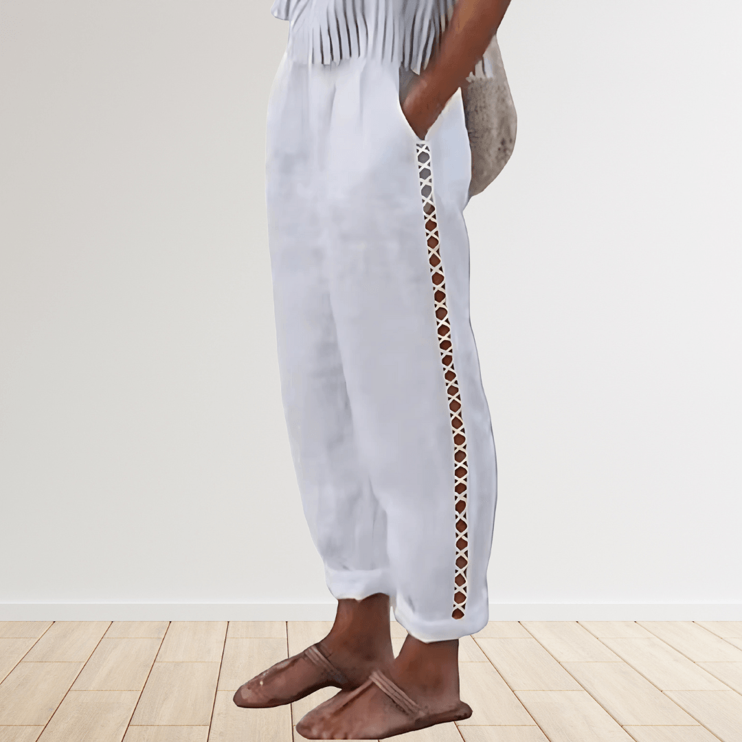 Joanne | Cotton-Linen Pants