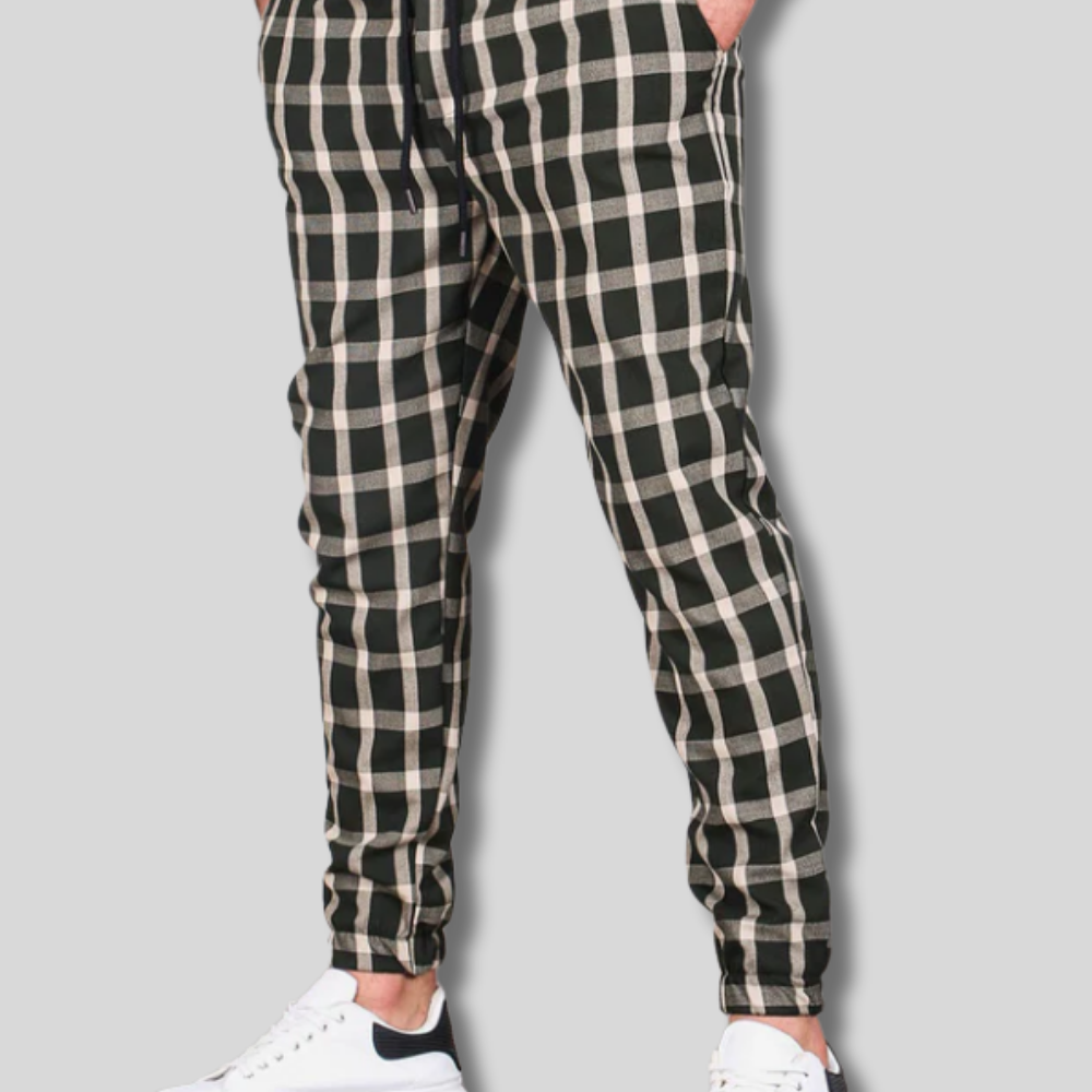 Perix | Hose With Grid Pattern