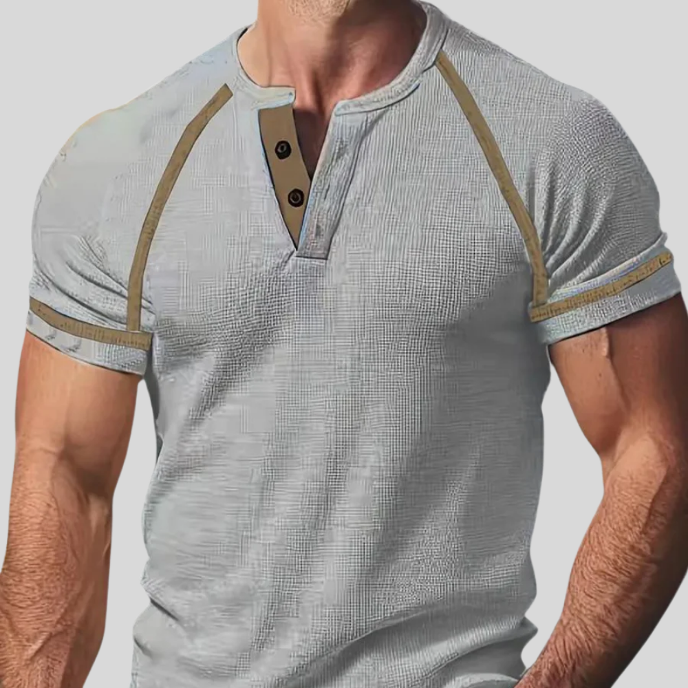 Elroy - Breathable men's short-sleeved t-shirt