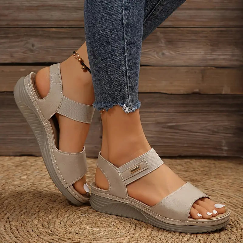 Elenya | Summer Wedge Sandals