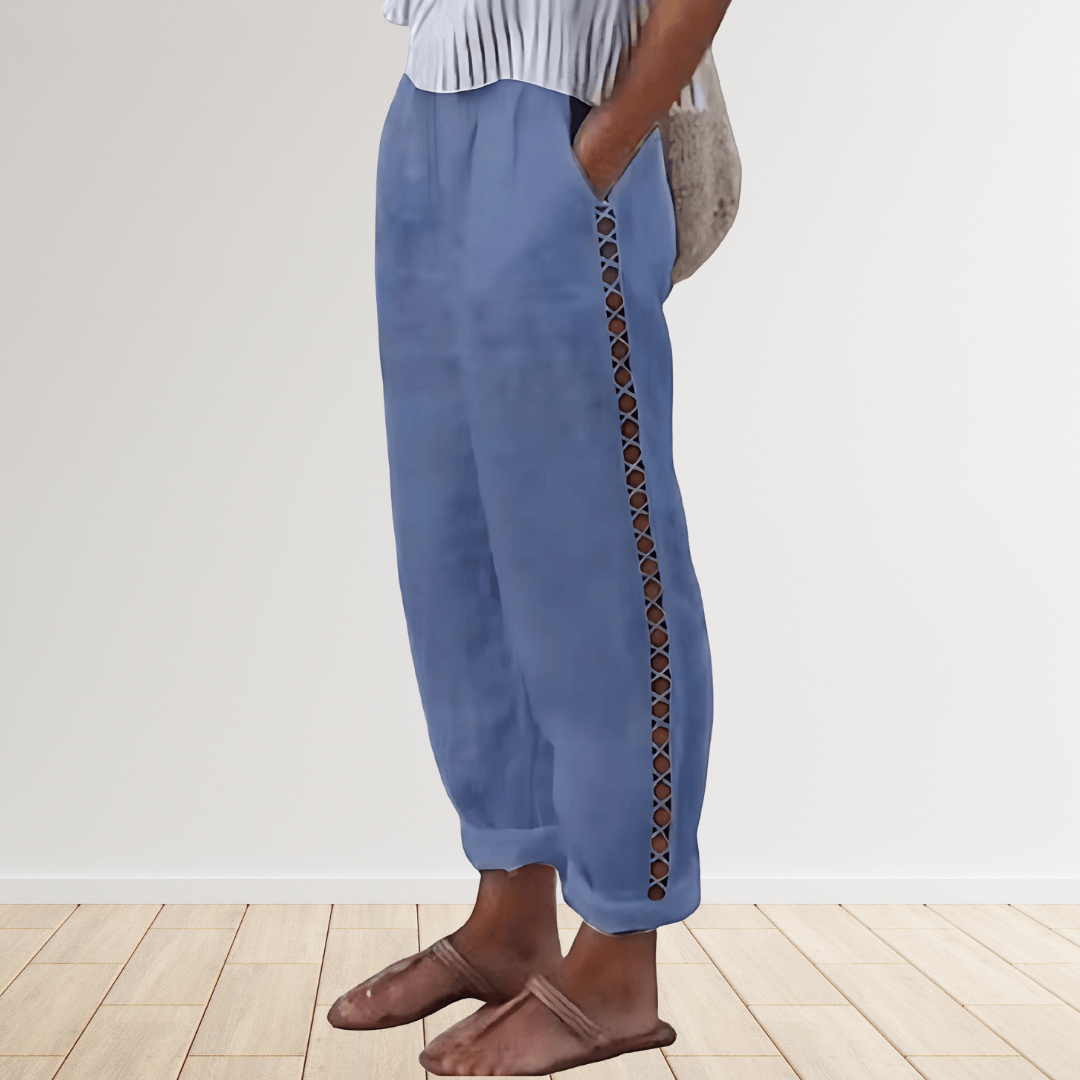 Joanne | Cotton-Linen Pants