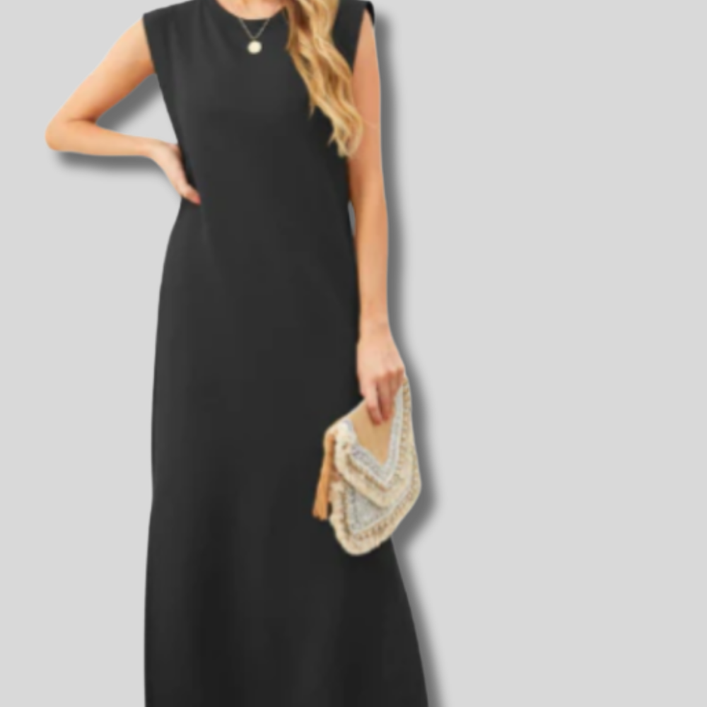 Splitstun - Loose Maxi Dress with Split - Stylish & Comfortable Women's Summer Dress