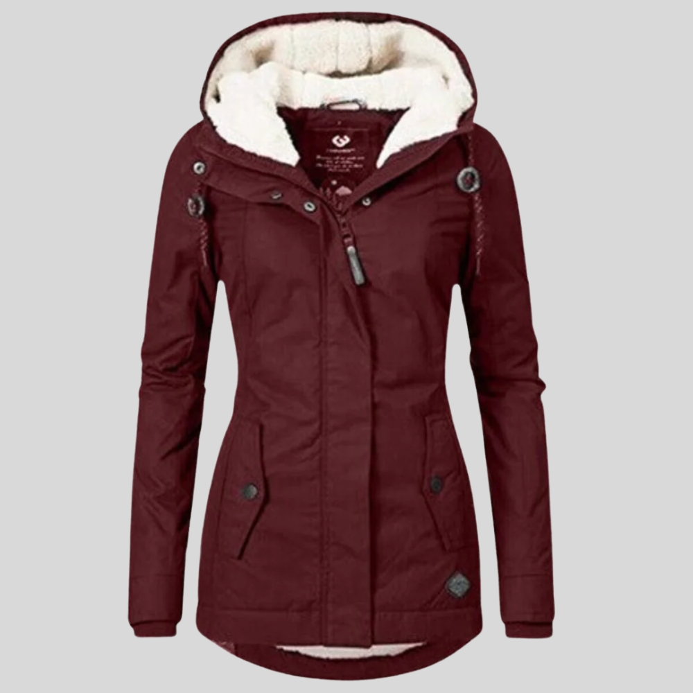 Olive - Elegant Padded Jacket for Women