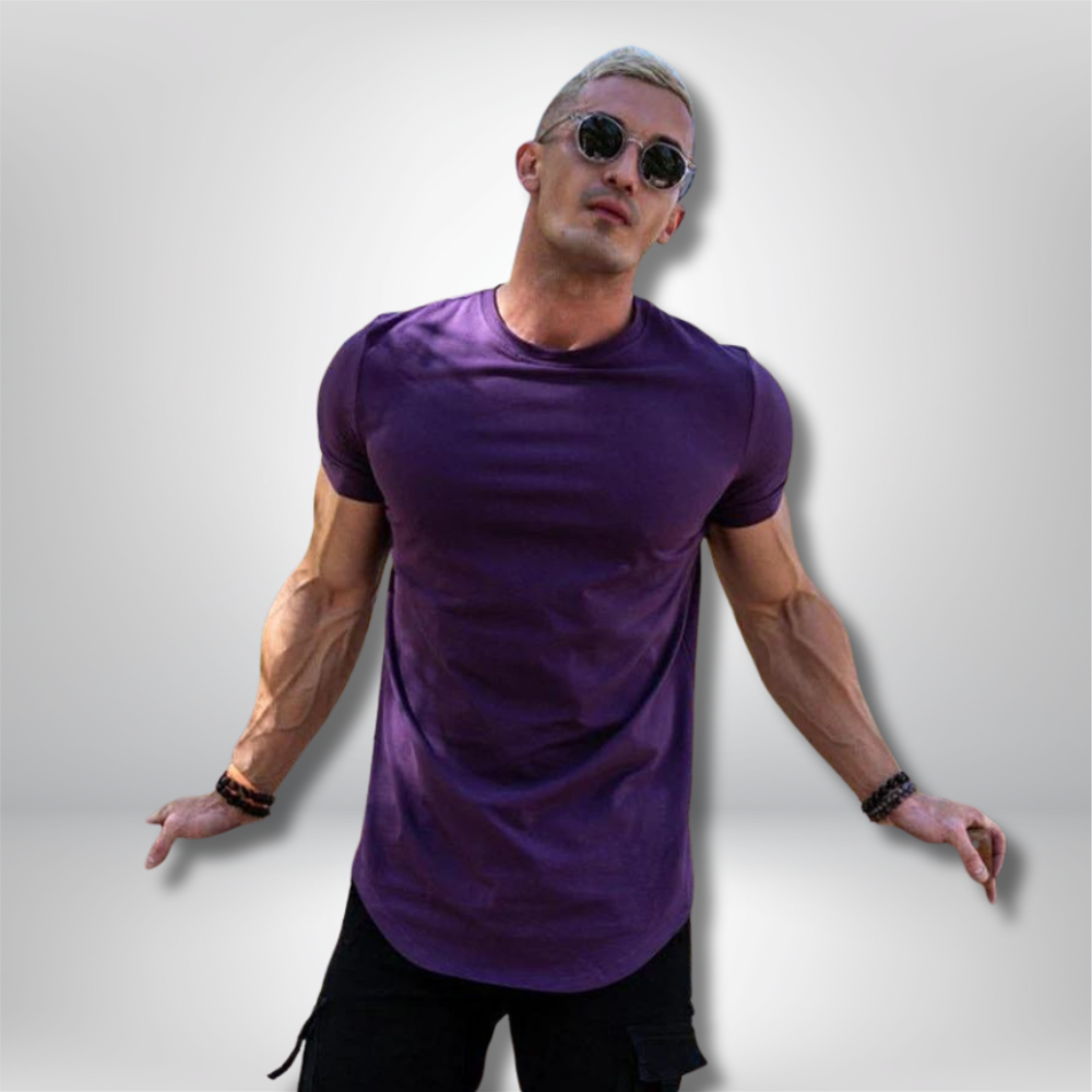 Jake - Elastic Slim Fit T-shirt