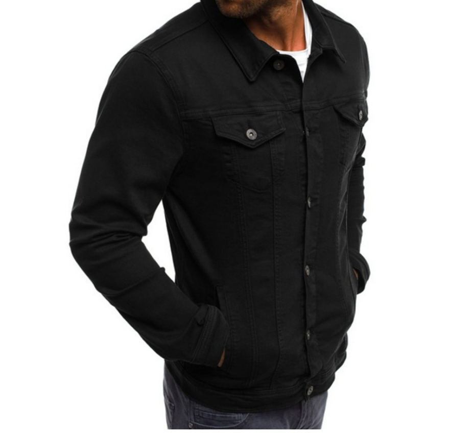 Gerald - Coloured denim jacket for men